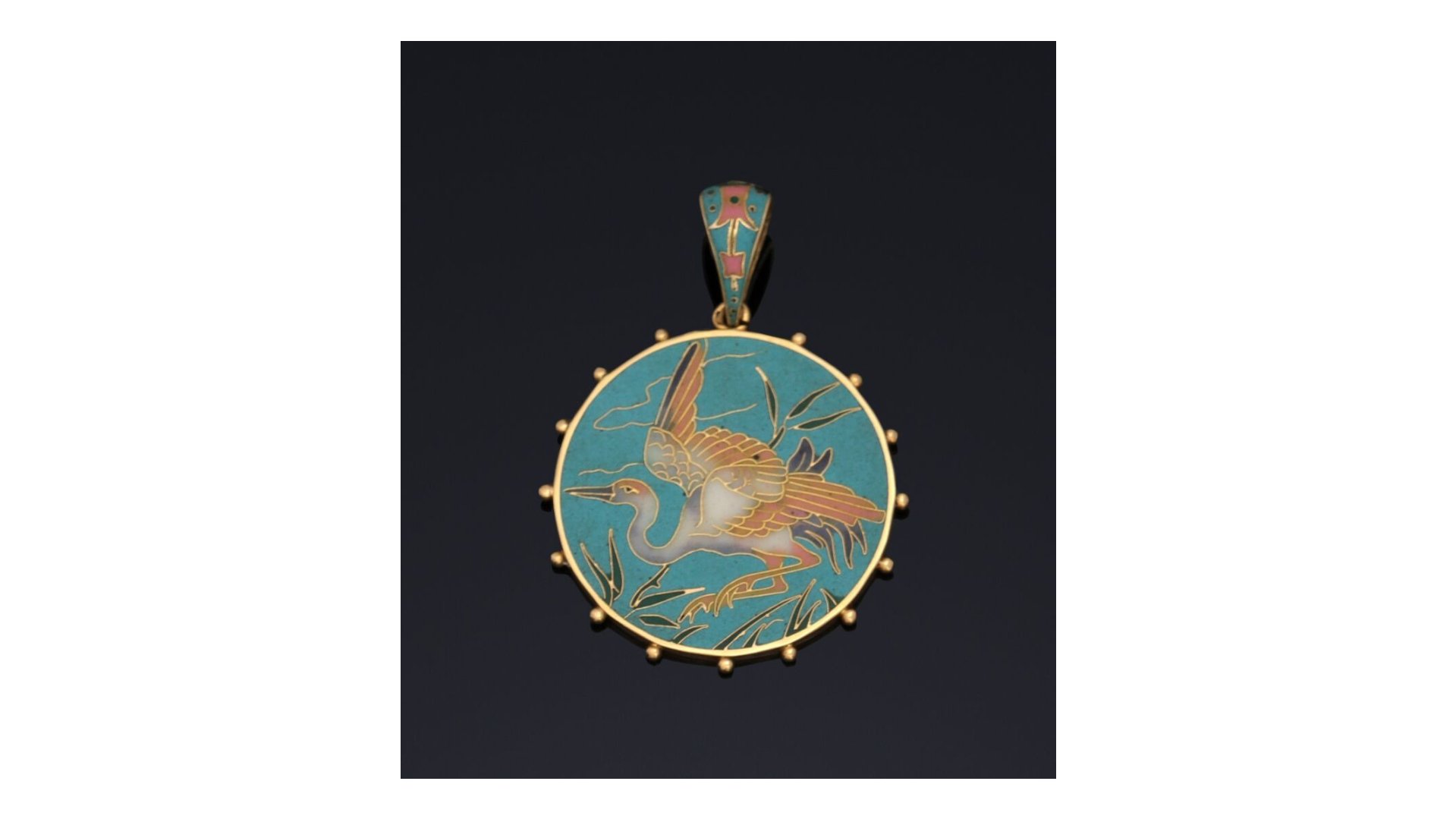 Pendentif Falize émaillé