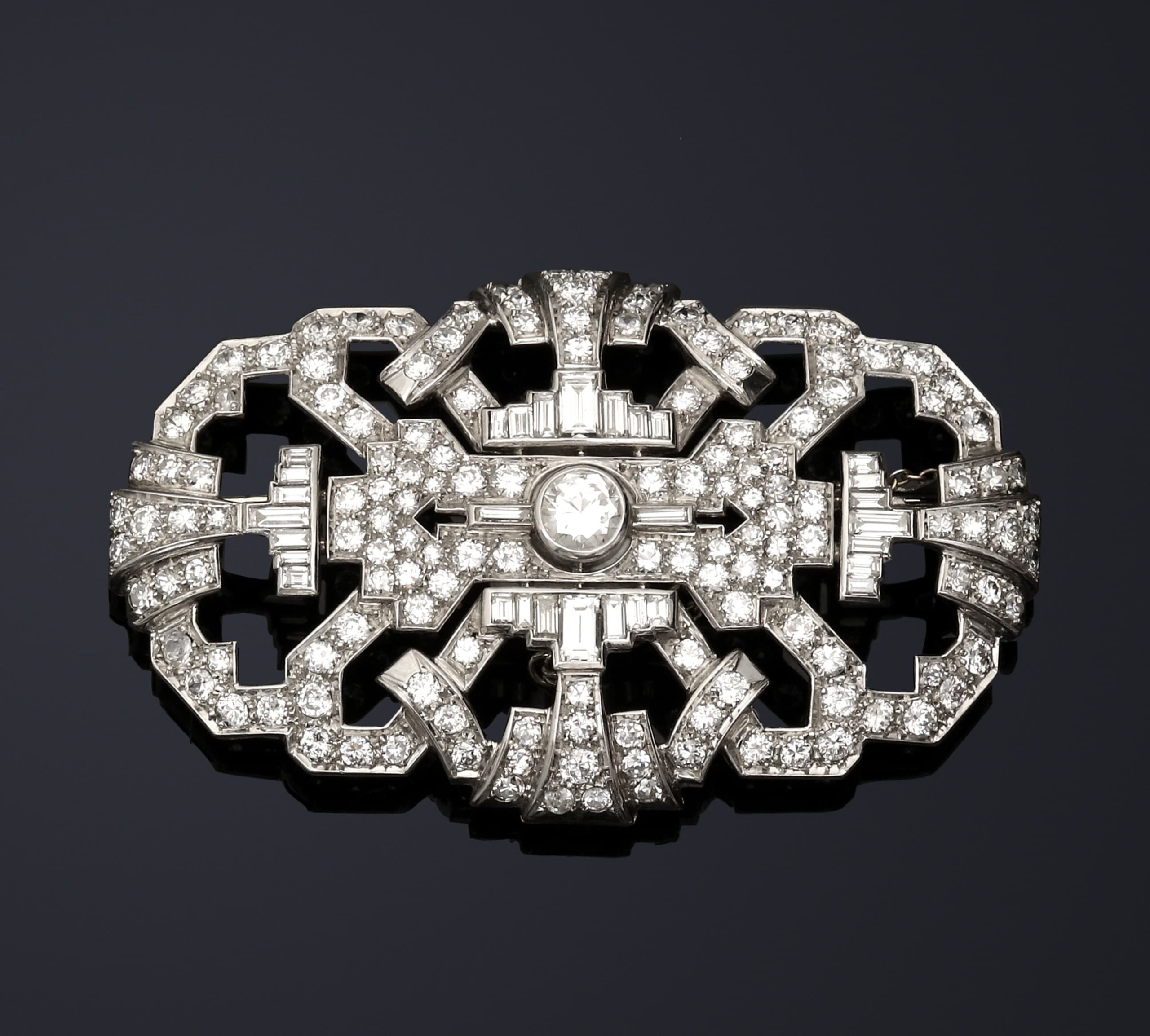 Expertise broche diamants